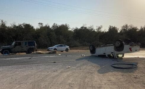 מזירת האירוע ליד צאלים