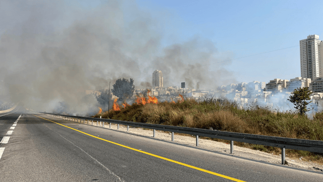 הלהבות מכביש 433
