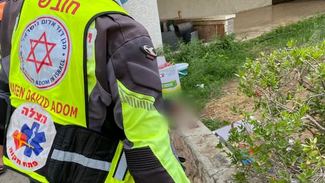 הפצוע פונה לבית החולים בילינסון