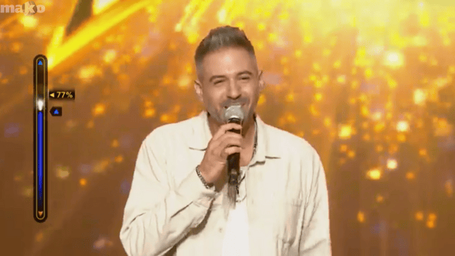 אייל שלום. "פעם ראשונה שאני שר ככה באופן מקצועי"