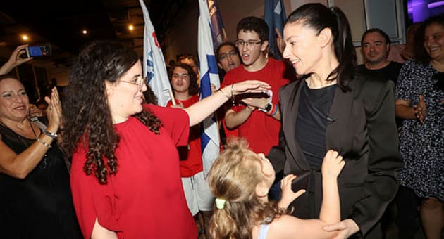 נעמה לזימי ומירב מיכאלי אחרי הזכייה