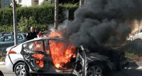ניסיון החיסול בראשון לציון שבו נקטעה רגלו של בוקל (צילום: תושבים) ניסיון החיסול בראשון לציון שבו נקטעה רגלו של בוקל