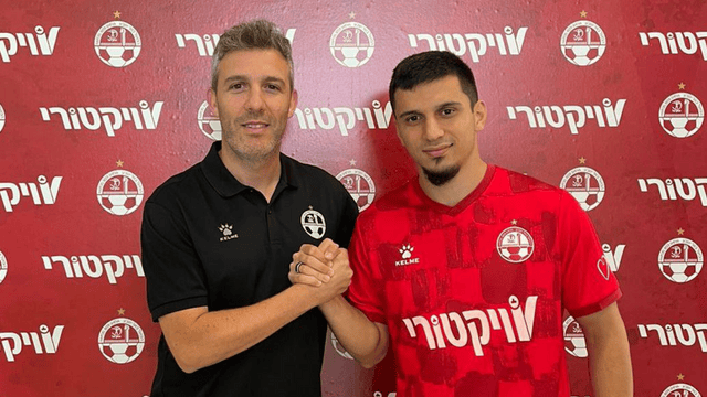 סולימאנוב ופרימור לאחר החתימה. "שמעתי הרבה על המועדון"