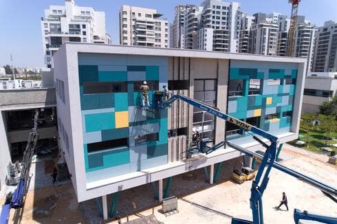 הקמת בית ספר בשכונת 1200 (צילום: עיריית הוד השרון) הקמת בית ספר בשכונת 1200