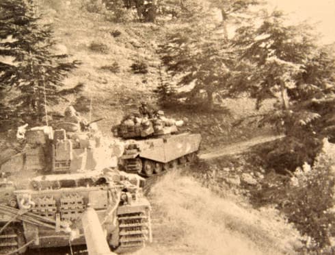 הפלוגה של מרגי עוברת מהגזרה המערבית בביירות דרך הרי השוף לגזרה המזרחית לאזור סולטאן יעקוב