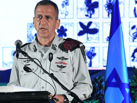 הרמטכ"ל אביב כוכבי (צילום: נחום סגל) הרמטכ"ל אביב כוכבי