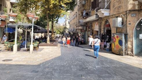 מדרחוב בן יהודה (צילום: קותי פונדמינסקי) מדרחוב בן יהודה