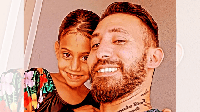 ליאן ז"ל עם אביה נבו