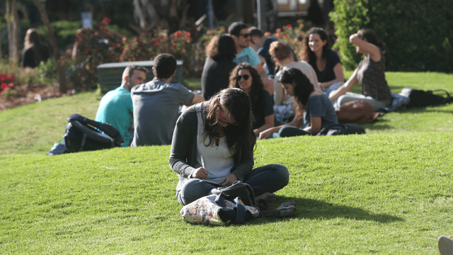 סטודנטים באוניברסיטה העברית