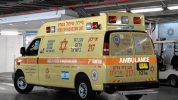 הפצוע פונה לבית החולים
