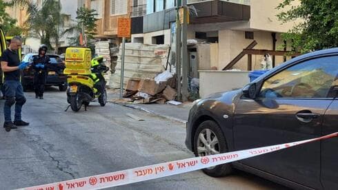 מזירת הפיגוע בחולון