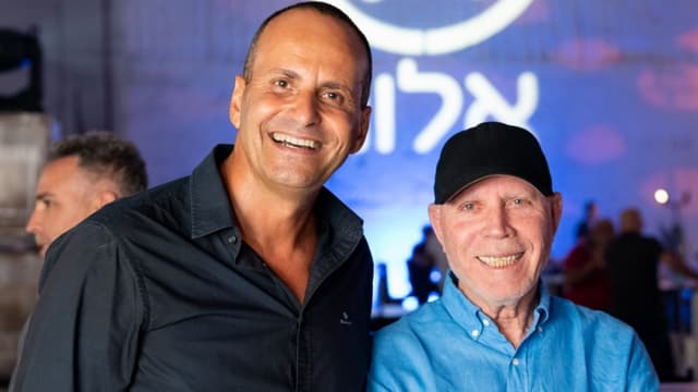 יו"ר קבוצת חמת יואב גולן ומנכ"ל חברת אלוני ציון גניש