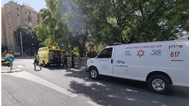 זירת האירוע בבת ים