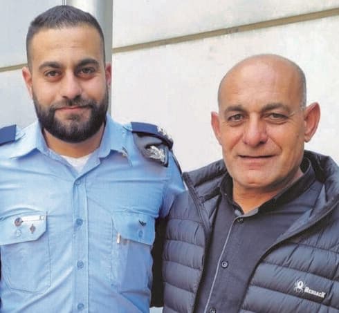 אבא עזאם וסרן עזאם. "זכיתי לראות את הבן שלי מצליח ותורם למדינה" 