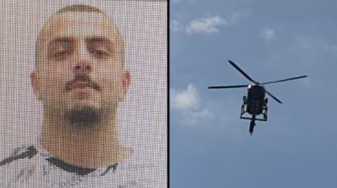 מסוק מעל מחנה הפליטים בשועפט והמחבל