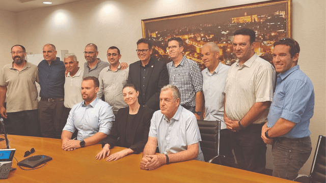 ראשי מטה הרשויות בפגישה עם שרת התחבורה
