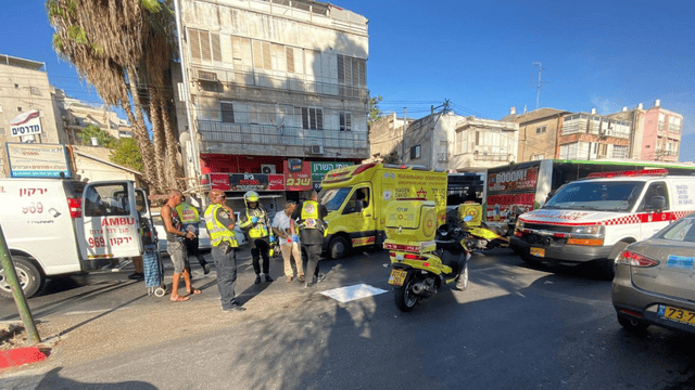 מזירת האירוע בפתח תקוה