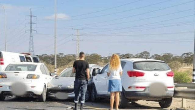 מזירת התאונה בצומת גורל