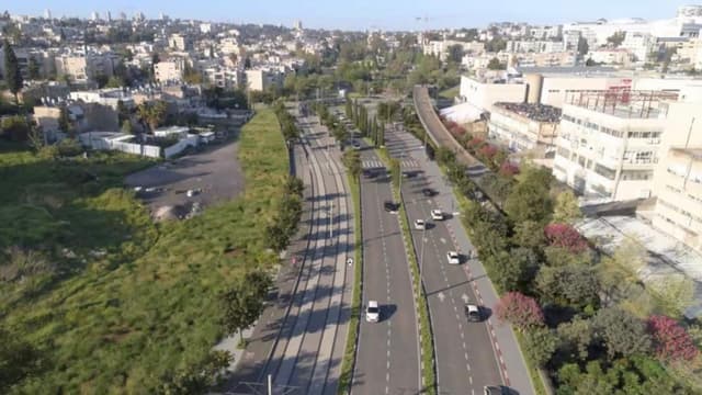 הדמיית כביש הברך שעתיד לחבר את דרך יעקב פת לשכונת תלפיות