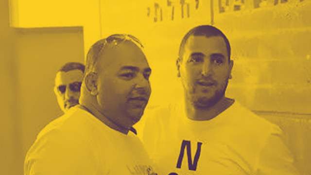 בני שלמה ושלום דומרני בצעירותם, לפני שהפכו לאויבים