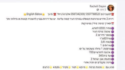 לגיטימי או שוק פרוץ?  מודעות להשכרת דירות בעיר