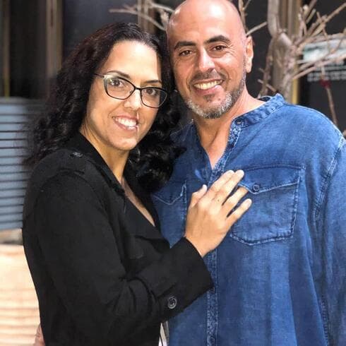 מאיה צברי ובעלה אילון