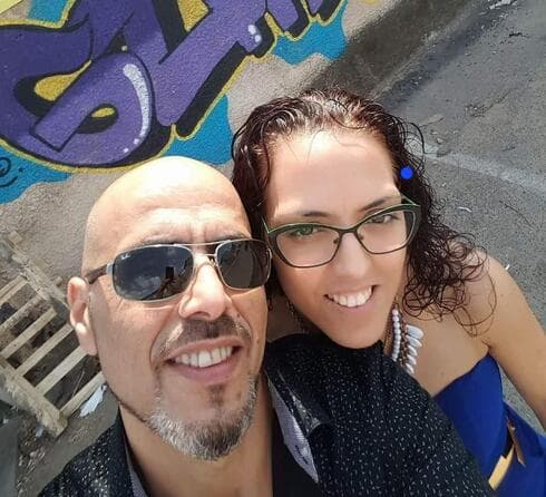 מאיה צברי ובעלה אילון