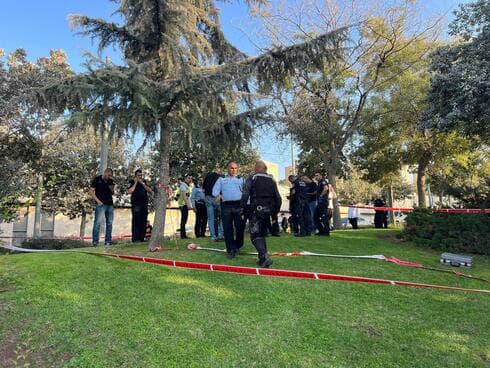 כוחות מיוחדים הוקפצו לזירה (צילום: לירן תמרי) זירת האירוע בגבעת המבתר