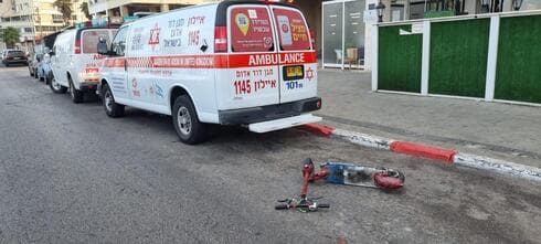 מזירת האירוע בבת ים