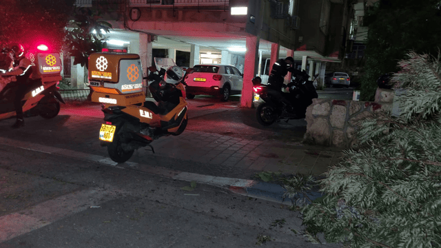 מזירת האירוע בבת ים