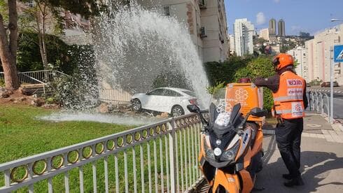 תאונה בליאון בלום חיפה