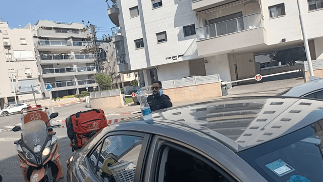 מזירת האירוע בבת ים