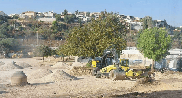 העבודות על פארק המים בנוף הגליל