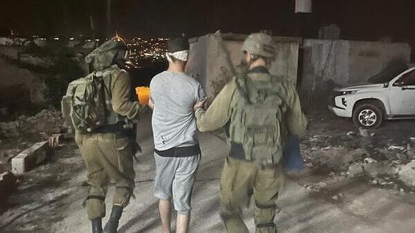 המחבל שנתפס בשטח