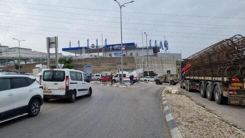זירת הפיגוע באריאל