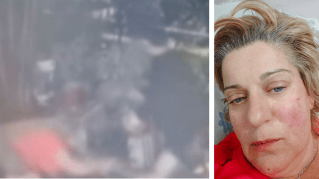 טטיאנה והתקיפה האכזרית כפי שתועדה במצלמות האבטחה