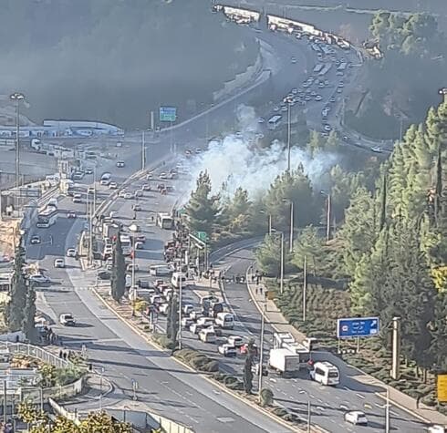זירת האירוע ברמות (צילום: צלם לא ידוע, שימוש לפי סעיף 27א' לחוק זכויות יוצרים) זירת האירוע ברמות