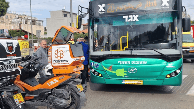 זירת התאונה בראשון לציון