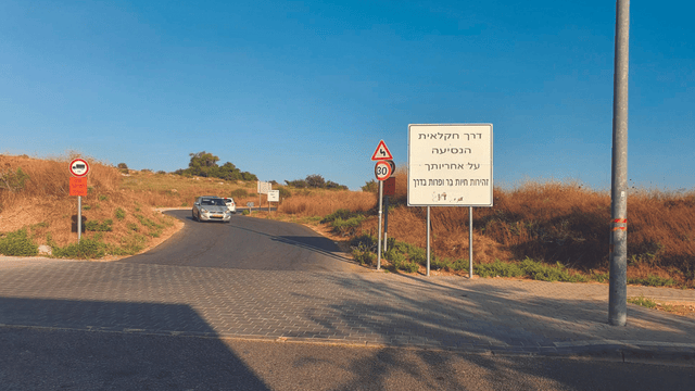 פגיעה בחיות הבר וערכי טבע. כביש המריבה