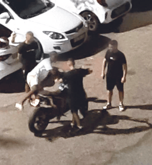 "רעש אימים". רוכבי אופנועים ברחובות קרית ביאליק