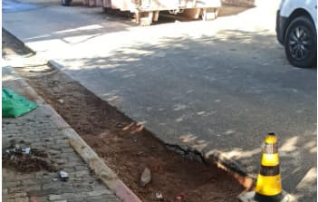 הכביש שנותר פתוח בנוה עוז