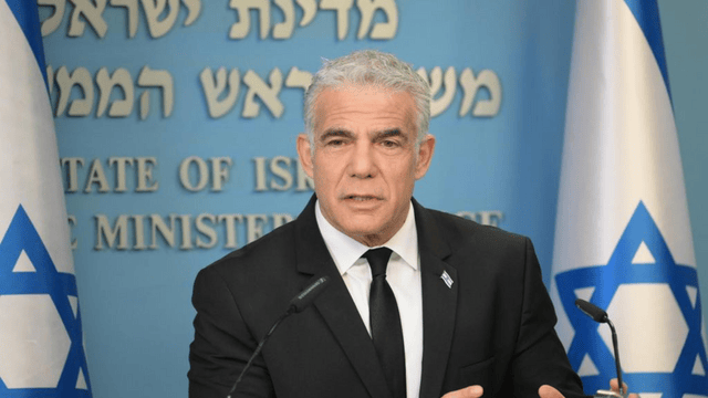 ראש הממשלה לפיד בכנס