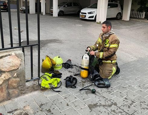 מזירת האירוע בבת ים
