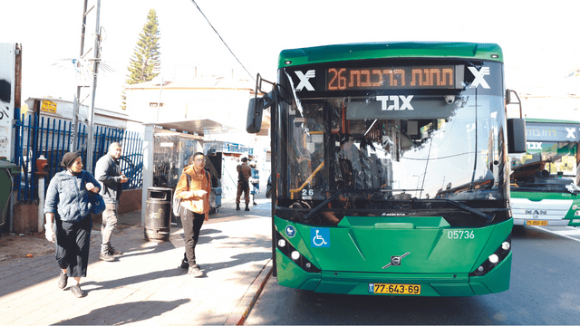 קו 26 ברחובות. הושבת במחאה