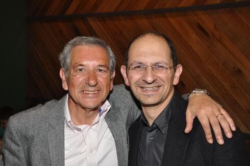 פרופ' סיריל כהן ואביו שארל