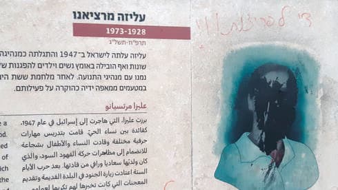 השלטים שהושחתו 