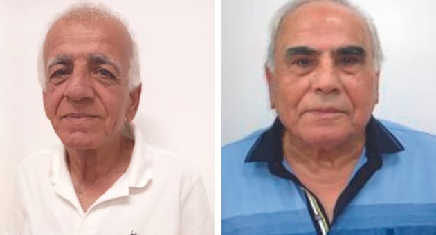 אורי מזק (מימין) רפי חלפון