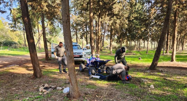מרדף אחר רוכב טרקטורון