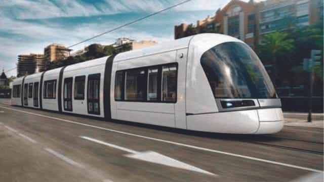הדמיית הרכבת הקלה בבאר שבע