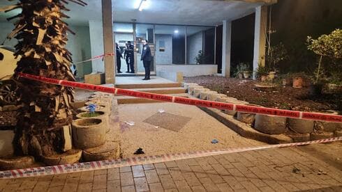 מזירת הדקירה בראשל"צ